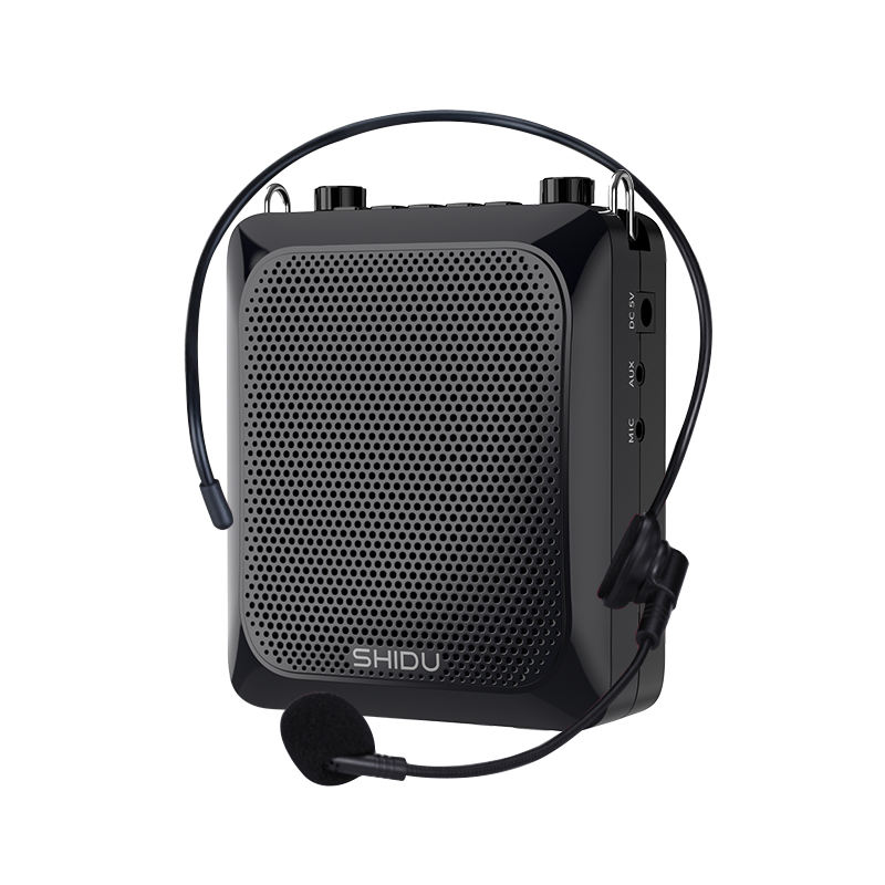 SHIDU S28 25W Voice Amplifier for Classroom & Coaches – Wired Mic, Echo, Bluetooth